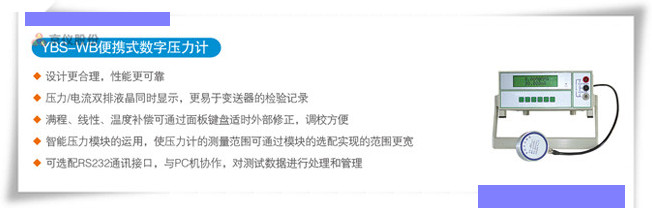 YBS-HWB便攜式數(shù)字壓力計